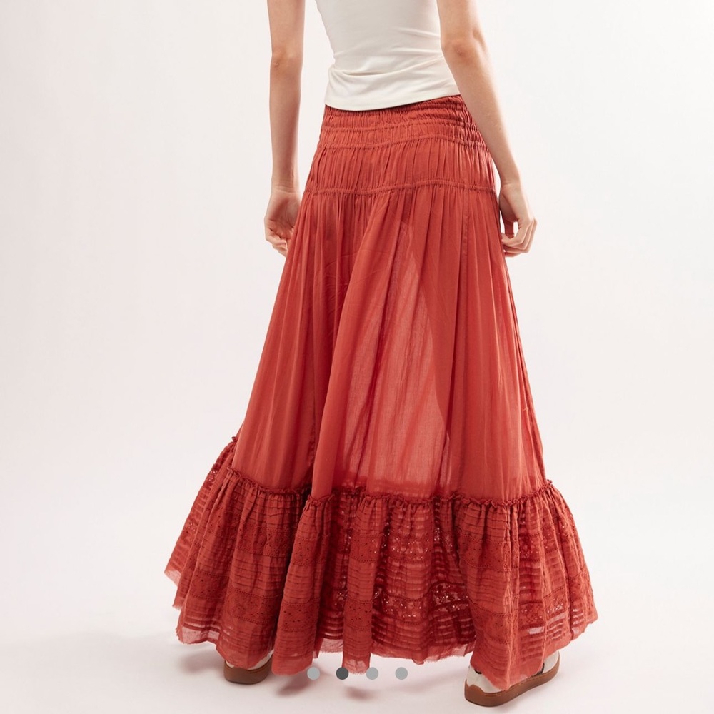 FP One Alessi Maxi Skirt in Redwood size Small